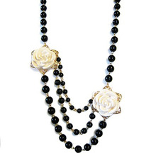 Chanel Rose Necklace
