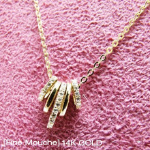 [FINE MOUCHE] 5 Gold Ring Necklace