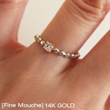 [Fine Mouche] Cubic Ball Ring