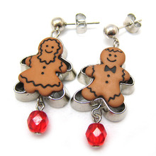 Ginger Cookie Earring