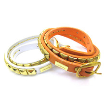 찡 Leather Belt Bracelet