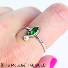[FineMouche]14k Emerald Ring
