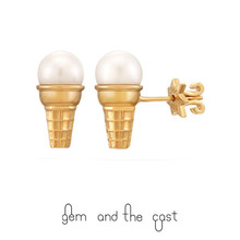30%SALE[gem and the cast]Ice Cream Earrings